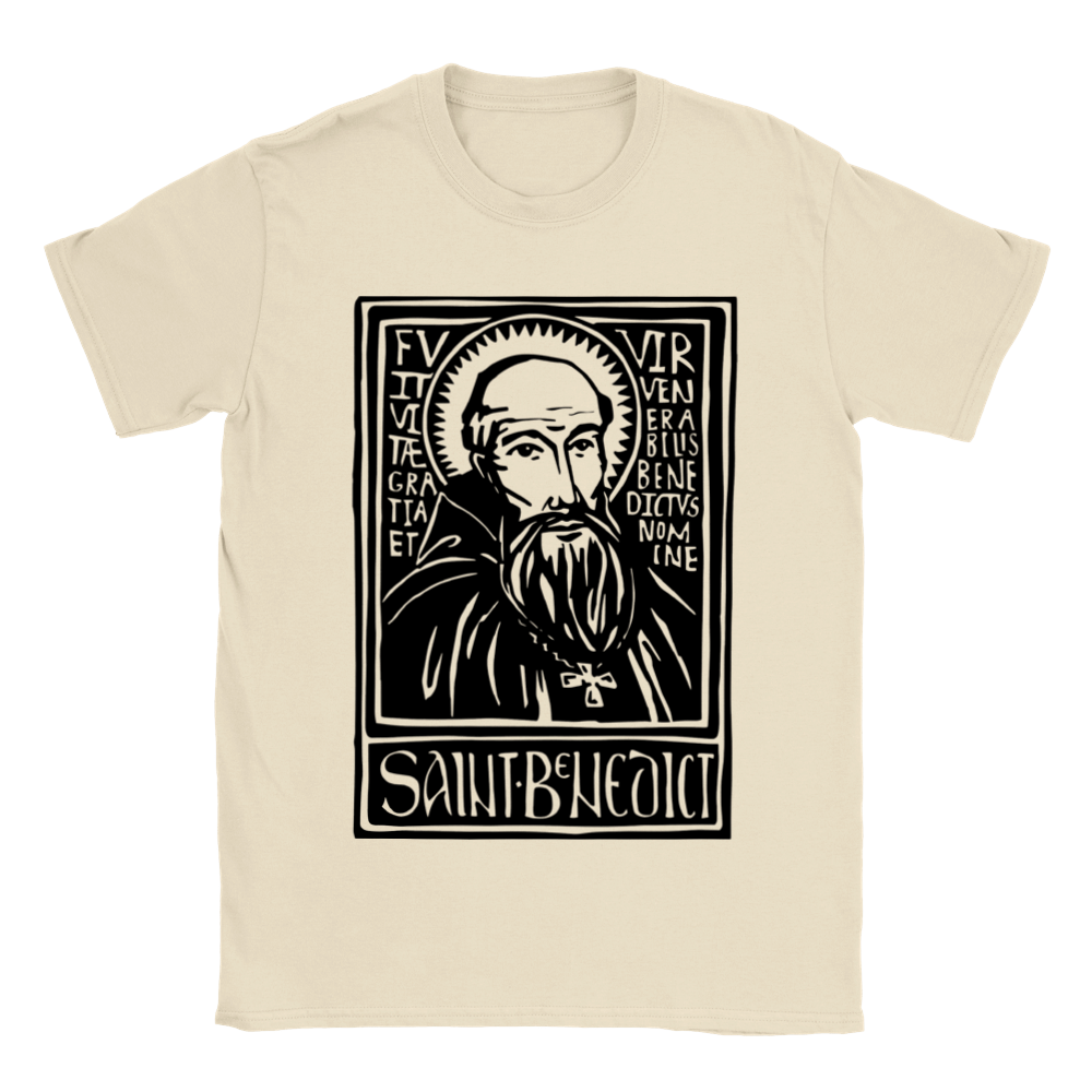 Saint Benedict T-shirt – The Cenacle Press at Silverstream Priory