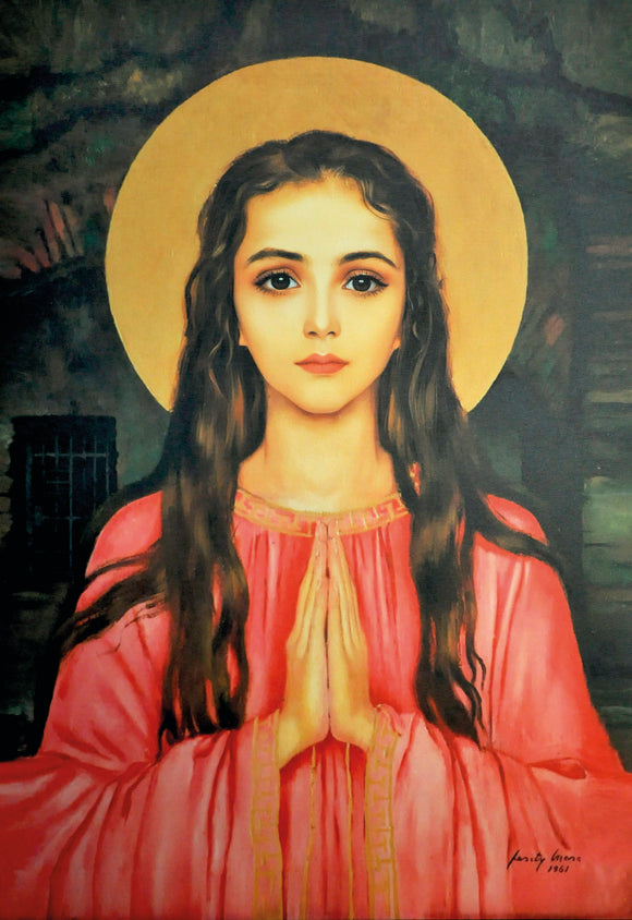 St Philomena Prayer Card