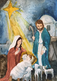 Holy Family Children's Rosary Christmas Cards