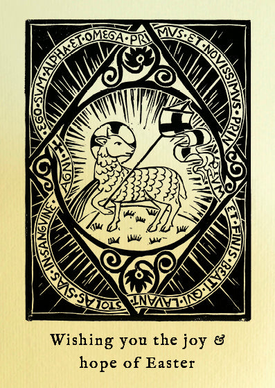 Agnus Dei Easter Card