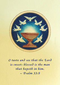 O Taste and See Mass Card