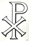 Decal The Cenacle Press at Silverstream Priory Chi-Rho Decal