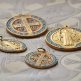 Medal La Johnson SRL Deluxe Enamelled Saint Benedict Medals