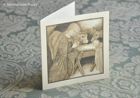 Greeting Card The Cenacle Press at Silverstream Priory Deluxe Mother and Child Christmas Card