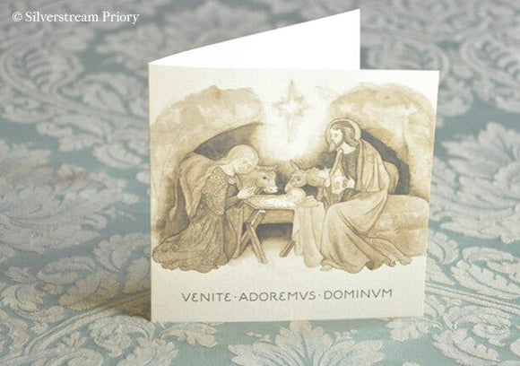 Greeting Card The Cenacle Press at Silverstream Priory Deluxe Nativity Christmas Card