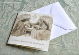 Greeting Card The Cenacle Press at Silverstream Priory Deluxe Nativity Christmas Card
