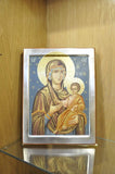 Icon St Elizabeth's, Minsk Gold and Silver Gilded Icon of the Theotokos and Christ Child SQ4185233
