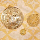 Medal Germoglio Gold Saint Benedict Medals