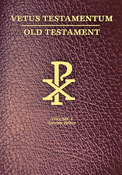 Clementine Vulgate and Douay English Old Testament - Volume One