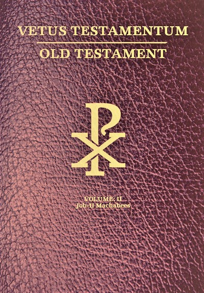 Clementine Vulgate and Douay English Old Testament - Volume Two
