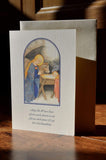Greeting Card The Cenacle Press at Silverstream Priory Nativity Window Christmas Card