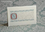 Greeting Card The Cenacle Press at Silverstream Priory O Altitudo Greeting Card