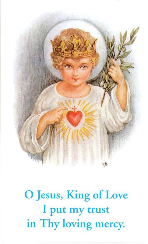 Prayer Card Augustines Malestroit Pack of 10 Jesus King of Love Cards