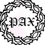 Decal The Cenacle Press at Silverstream Priory Pax Inter Spinas (Peace among thorns) Decal