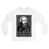 Print Material Gelato White / S Saint Benedict Longsleeve T-shirt (Unisex) 0b95f712-9f75-4d81-8df8-843f830da121