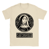 Print Material Gelato Natural / S Saint Scholastica T-shirt (Unisex) 897e15ba-98e9-4810-832a-35797724f461
