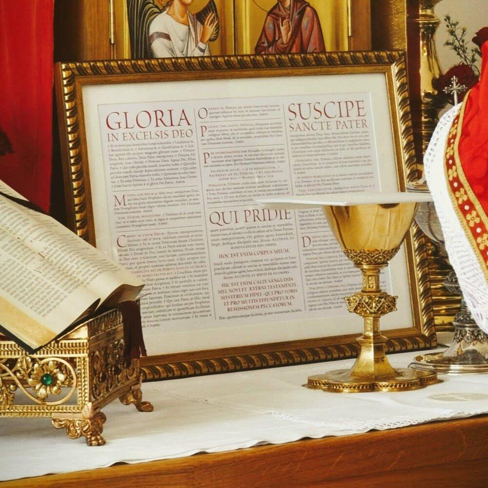 Solemn Mass Altar Cards – The Cenacle Press at Silverstream Priory