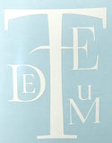 Decal The Cenacle Press at Silverstream Priory Te Deum Decal